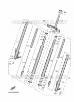 FOURCHE pour Yamaha MT 2025