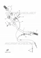 GUIDON ET CABLES pour Yamaha YZ 2025