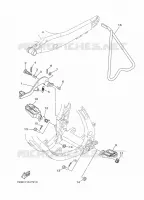 SUPPORT / REPOSE PIEDS pour Yamaha YZ 2025