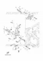 BEQUILLE / REPOSE PIEDS 2 pour Yamaha TENERE 2025