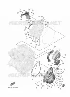 CARTER   MOTEUR 1 pour Yamaha TENERE 2025