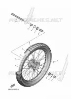 ROUE AVANT pour Yamaha TENERE 2025