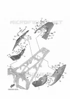 COUVERCLE LATERAL pour Yamaha TENERE 2025