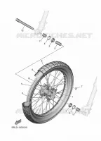 ROUE AVANT pour Yamaha TENERE 2025