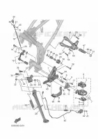 BEQUILLE / REPOSE PIEDS pour Yamaha TENERE 2025
