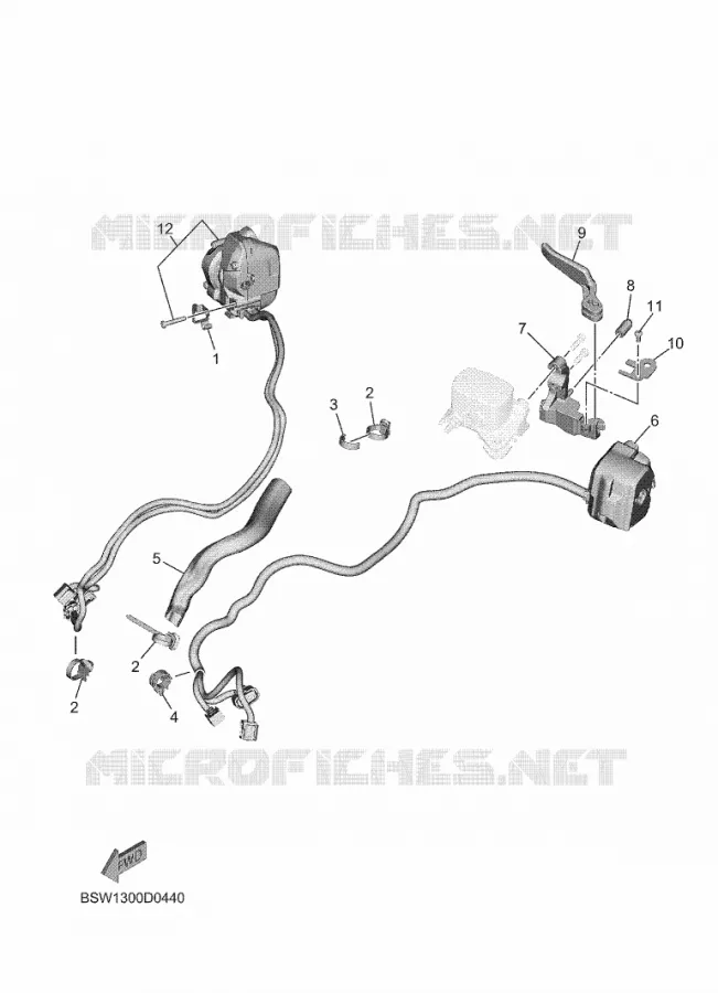 COMMODO / LEVIER Yamaha SCOOTER 560 2025 TMAX  XP560D