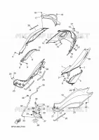 COUVERCLE LATERAL pour Yamaha NMAX 2025