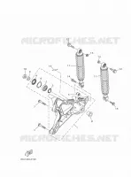 BRAS OSCILLANT / AMORTISSEUR pour Yamaha XMAX 2025