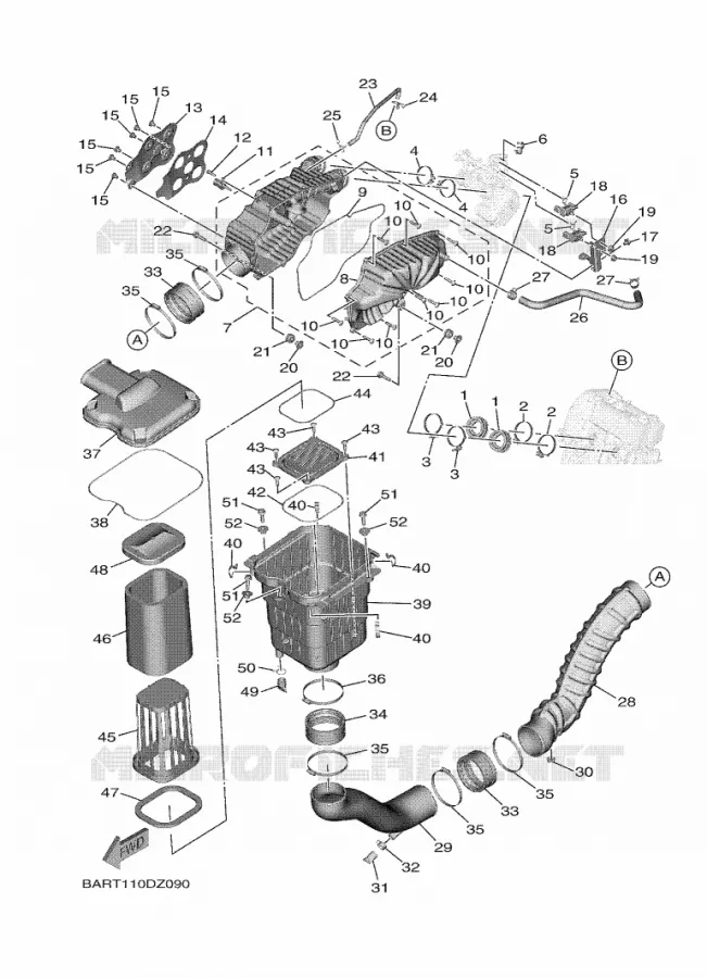 ADMISSION Yamaha SIDE BY SIDE 850 2025 WOLVERINE  YXF850ES / YX85FSS