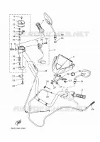 GUIDON ET CABLES pour Yamaha KODIAK 2025