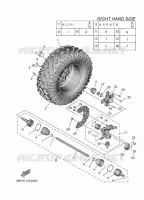 ROUE AVANT 2 pour Yamaha WOLVERINE 2025
