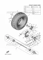 ROUE ARRIERE 2 pour Yamaha WOLVERINE 2025