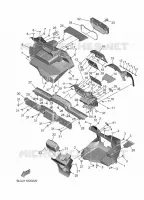 GARDE BOUE AVANT 1 pour Yamaha WOLVERINE 2025