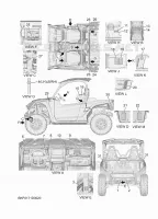 EMBLEME / ETIQUETTE 1 pour Yamaha WOLVERINE 2025