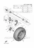 ROUE AVANT pour Yamaha WOLVERINE 2025