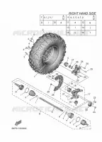 ROUE AVANT 2 pour Yamaha WOLVERINE 2025