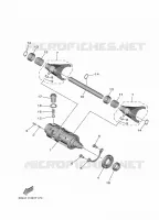 BARILLET DE SELECTION / FOURCHETTE pour Yamaha WOLVERINE 2025