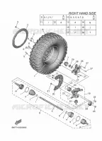 ROUE AVANT 2 pour Yamaha WOLVERINE 2025