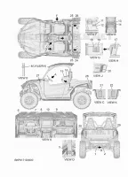 EMBLEME / ETIQUETTE 1 pour Yamaha WOLVERINE 2025
