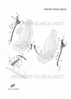 SELLE 2 pour Yamaha WOLVERINE 2025