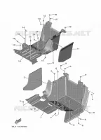 BEQUILLE / REPOSE PIEDS 2 pour Yamaha WOLVERINE 2025