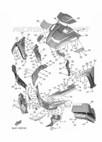 GARDE BOUE AVANT 2 pour Yamaha WOLVERINE 2025