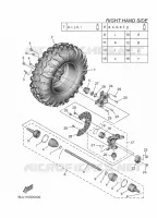 ROUE AVANT 2 pour Yamaha WOLVERINE 2025