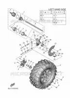 ROUE ARRIERE pour Yamaha WOLVERINE 2025