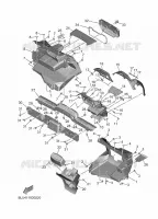GARDE BOUE AVANT 1 pour Yamaha WOLVERINE 2025