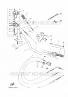 GUIDON ET CABLES pour Yamaha YFZ 2025