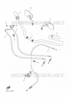 GUIDON ET CABLES pour Yamaha BOLT 2025