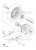 ROUE ARRIERE pour Yamaha BOLT 2025