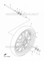 ROUE AVANT pour Yamaha BOLT 2025