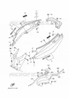 COUVERCLE LATERAL pour Yamaha BW'S 2025