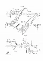 SUPPORT / REPOSE PIEDS pour Yamaha BW'S 2025
