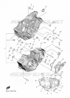 CARTER MOTEUR pour Yamaha YZF 2025
