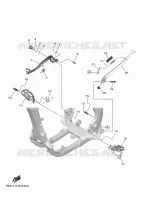 SUPPORT / REPOSE PIEDS pour Yamaha YZF 2025