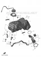 RESERVOIR A ESSENCE pour Yamaha YZF 2025