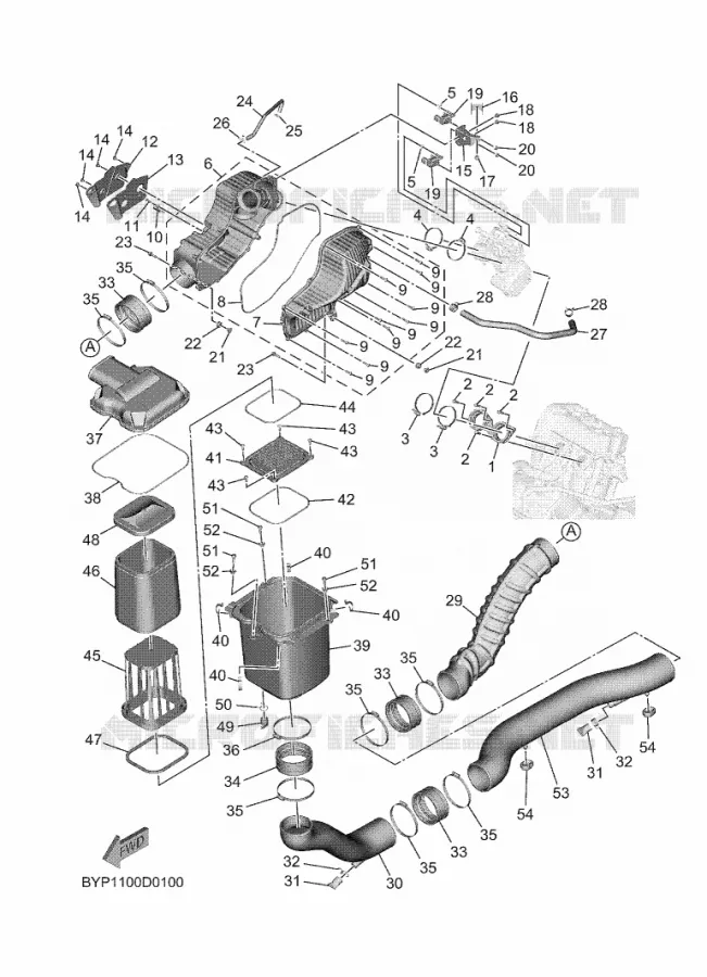 ADMISSION Yamaha SIDE BY SIDE 1000 2025 WOLVERINE  YXF1000ELS