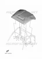 PARE SOLEIL pour Yamaha WOLVERINE 2025