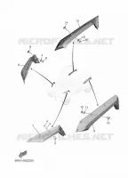 GARDE BOUE pour Yamaha WOLVERINE 2025