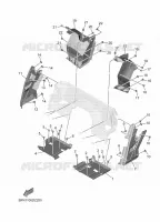 COUVERCLE LATERAL 2 pour Yamaha WOLVERINE 2025