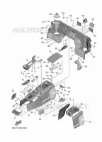 COUVERCLE LATERAL 3 pour Yamaha WOLVERINE 2025