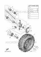 ROUE AVANT pour Yamaha WOLVERINE 2025
