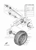 ROUE ARRIERE pour Yamaha WOLVERINE 2025