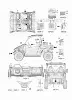 EMBLEME / ETIQUETTE 1 pour Yamaha WOLVERINE 2025