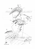 SELLE / SERRURE 2 pour Yamaha FX 2025
