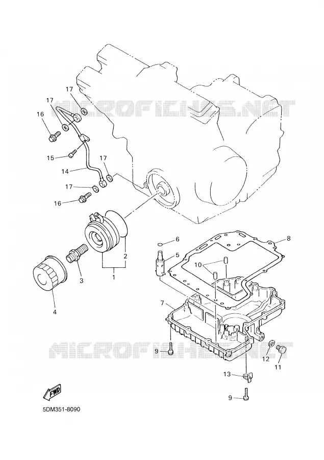 RADIATEUR D'HUILE / ECHANGEUR Yamaha MOTO 600 2001 FAZER  FZS600