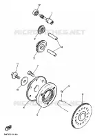 EMBRAYAGE DE DEMARREUR pour Yamaha FAZER 1998