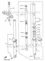 FOURCHE pour Yamaha FAZER 1998